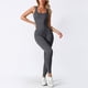 thumbnail image 2 of Mono de yoga sin costuras con hilos para mujer: material suave y elástico, tallas de busto/cintura de pantalón, S-XXL, para finales de primavera/verano/principios de otoño, 2 of 4