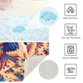 thumbnail image 3 of Yayeee Bath Rug for Bathroom Floor Non Slip Rectangle Fluffy Soft Absorbent Mat, 16"x24", Colorful Abstract Eagle, 3 of 7