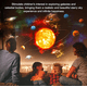 thumbnail image 4 of Galaxy star projector white rotating night lamp compatible with galaxtaktak 12 discs, 4 of 5
