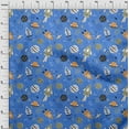thumbnail image 4 of oneOone Polyester Spandex Medium Blue Fabric Galaxy Fabric For Sewing Printed Craft Fabric By The Yard 56 Inch Wide, 4 of 4