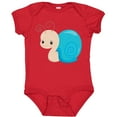 thumbnail image 3 of Inktastic Adorable Blue Snail Boys or Girls Baby Bodysuit, 3 of 5