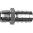 thumbnail image 6 of ICT Billet Straight 3/8" NPT Pipe to 5/8" .625" Hose Barb Fitting Bare Aluminum National Pipe Thread Connector Fluid or Air Designed & Manufactured in the USA AN840-10-06A, 6 of 20