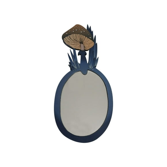 Agiferg Bohemian Wood Mirror, Wood Forest Mirror, Wall Decoration