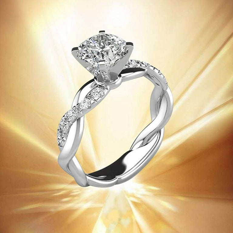 Elegant Crystal Rhinestone Single Diamond Wedding Ring For Women Perfect  For Weddings, Parties, And Engagements Fashionable Jewelry Accessory And  Gift J230531 From Us_missouri, $4.81