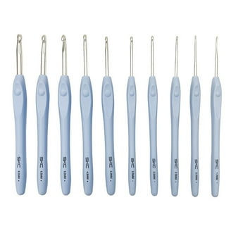 8pc Anodized Aluminum Crochet Hook Set (D-K) by Loops & Threads