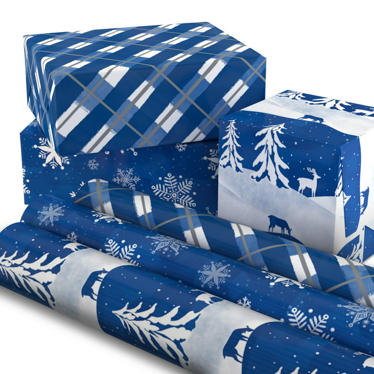 Home for Christmas Kraft Wrapping Paper (36 Sq. ft.) | Innisbrook Wraps