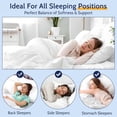 thumbnail image 5 of King Size Pillows Set of 4, Bed Pillows for Sleeping 4 Pack, Luxury Hotel Quality, Supportive King Pillows with Soft Down Alternative for Back Stomach Side Sleepers, Machine Washable, 5 of 6