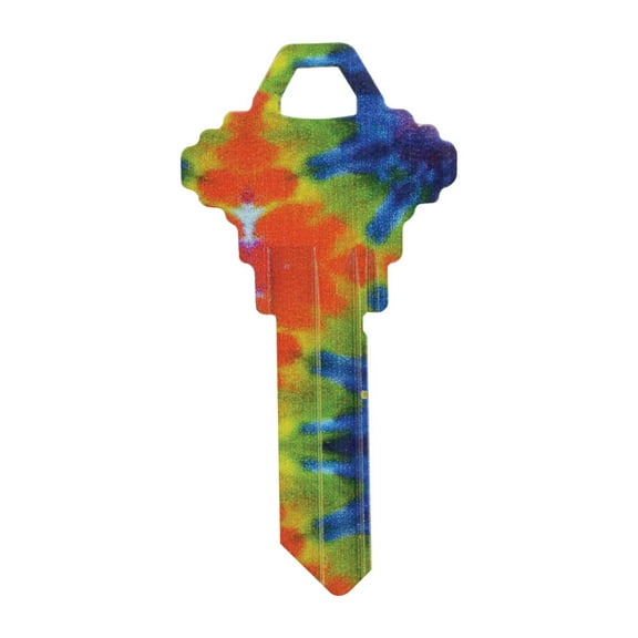 WacKeys Tie-Dye Universal Key Blank #68, SC1