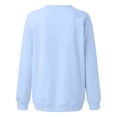 thumbnail image 4 of Haut de sous-Vêtements Thermiques pour Femmes en Liquidation, Chandail à Capuche en Polyester pour Femmes, Chandails en Molleton Col Rond pour Femmes, Hauts Décontractés Tendance à Manches Longues pour Adolescentes, Chandail en Molleton Col Rond, Vêtements, Tenues 2024, 4 of 5