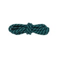 thumbnail image 2 of INSPIRE CHIC Two-Color Twill Dot Shoelaces, 2 Pairs of Striped Round Shoelaces for Martin Boots Black-Dark Cyan 60cm/23.6", 2 of 5