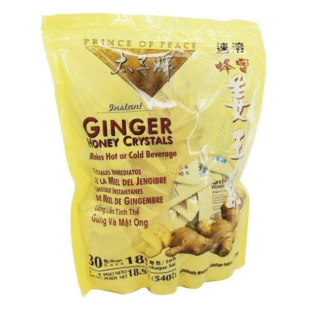 Prince of Peace Ginger Honey Crystals 18.9 oz(pack of 4) Walmart