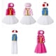 thumbnail image 2 of Disfraz de hongo para niña Disfraz de sapo para bebé niño adulto Gorro de hongo sapo rojo, chaleco azul + pantalón Disfraz de hongo Gorro de hongo, 2 of 5