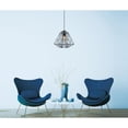 thumbnail image 2 of CWI Lighting Bagheera 1 Light Down Contemporary Metal Pendant in Black, 2 of 6