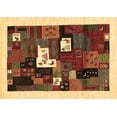 thumbnail image 1 of Ahgly Company Indoor Rectangle Abstract Brown Contemporary Area Rugs, 7' x 10', 1 of 4