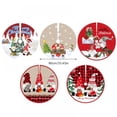 thumbnail image 2 of 35.4” Merry Christmas Christmas Tree Skirt with Snowflake Pattern for  Winter Holiday Party Decoration, 2 of 7