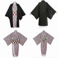 thumbnail image 4 of Anime Kamado Nezuko Cosplay Costume Demon Slayer Cosplay Uniform Clothes Kimono Wig Props Set Halloween Costume for Kids Adult, 4 of 5