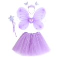 thumbnail image 1 of 1 juego de falda de gasa de hada, accesorio de actuación, disfraz de niña, 1 of 2