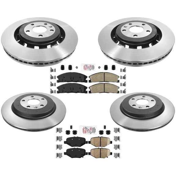 Fits 13-19 Explorer Police High Carbon Disc Brake Rotors & Brake Pads 352MM H/D