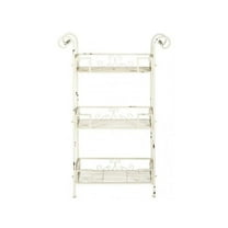 SAFAVIEH Noreen Outdoor Patio 3 Tier Shelf, Antique White