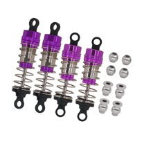 RC Car Shock Absorbers Oil Filled Shock Set Metal Upgrade for 1/14 Off Road 14210 14209 Models