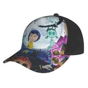 Family Coraline Unisex Baseball Cap Adjustable Trucker Dad Hat Anti UV Sun Hats Snapback Hat For Men And Women