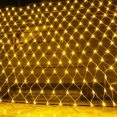 thumbnail image 3 of 2x3/3x3/10x1/6x4M Luces de malla LED Guirnalda navideña para exteriores Luces colgantes para ventana Cadena de luces de red de arbustos de hadas, 3 of 5