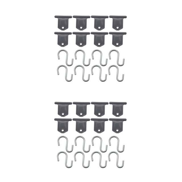 Transemion 8 Pcs Crochet Léger pour Fête RV Ajoutez une Touche Festive aux Événements Extérieurs avec 2 Ensembles Pratiques