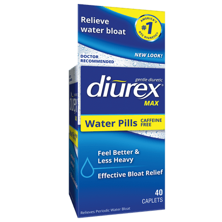 Diurex Max Maximum Strength Diuretic Caffeine-Free Water Weight Loss Ct, 40 (Best Water Pills For Bloating)