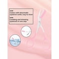 thumbnail image 4 of 3pc Unisex Eyebrow Scissors Comb Auxiliary Eyebrow Comb Scissors For Women And Men Perfect Eyebrow Trimming Tool For Better Length Control, 4 of 4