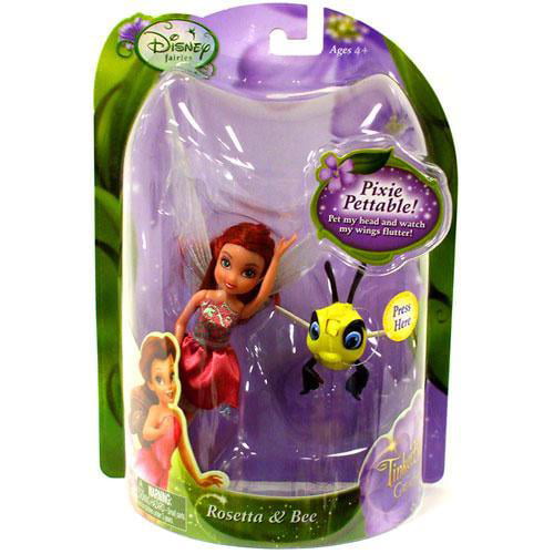 Disney Fairies Tinker Bell The Great Fairy Rescue Rosetta Bee Figures 2 Pack Walmart Com Walmart Com