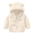 thumbnail image 2 of LYHao Fleece Hooded Jacket For Boys With Front Zipper Pockets Soft Winter Warm Coats For Kids Toddler Boys Jacket Coats,Sizes 18-24 Months, 2 of 6