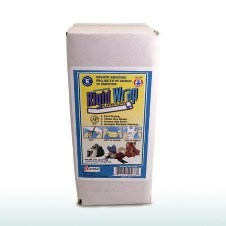 Plaster Of Paris Molds - ACTÍVA 5 lb. Bulk Box of Rigid Wrap Plaster Cloth