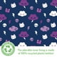 thumbnail image 5 of Peluche unisex Fanny Pack TeeTurtle con forma de gato, color morado, 5 of 5