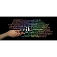 thumbnail image 2 of Sharing Reiki Word Cloud Wall Mural Decal Sticker, Wallmonkeys Peel & Stick Vinyl Graphic (36 in W x 15 in H), 2 of 4