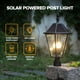 thumbnail image 5 of Lámpara de poste LED solar LUTEC 12513LE4-SL vintage para exteriores, 5 of 8