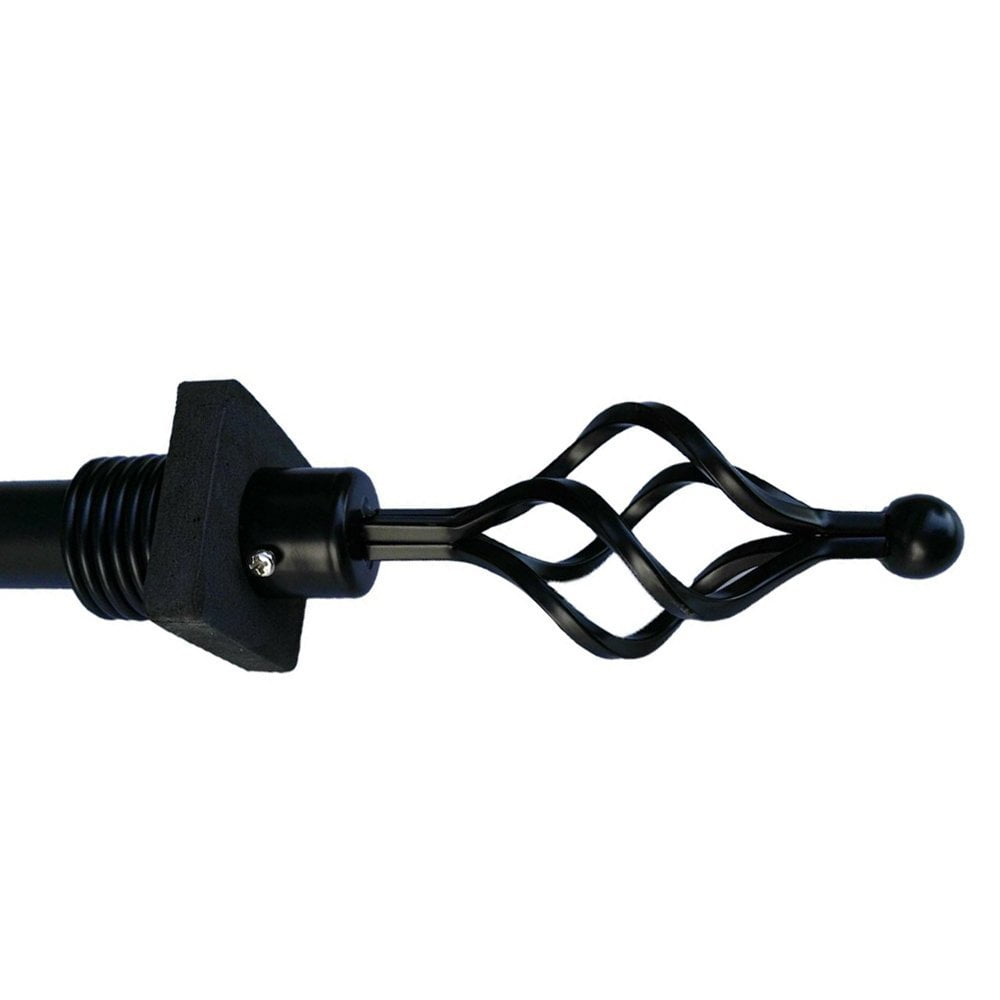 Easy2Hang 4/5Inch Single Window Treatment Rod Set 28"48"