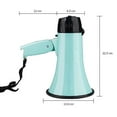 thumbnail image 2 of Portable Amplifier 25W Power Speaker Handheld Microphone Horn (rose Red), 2 of 5