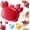 (Red), variant on Crab Multifunctional Bottle Opener, 4-in-1 Magnetic Refrigerator Magnet with Scissors, Box Cutter, Bottle Opener, Cute Crab Shape Kitchen Gadget for Home Office (Yellow)