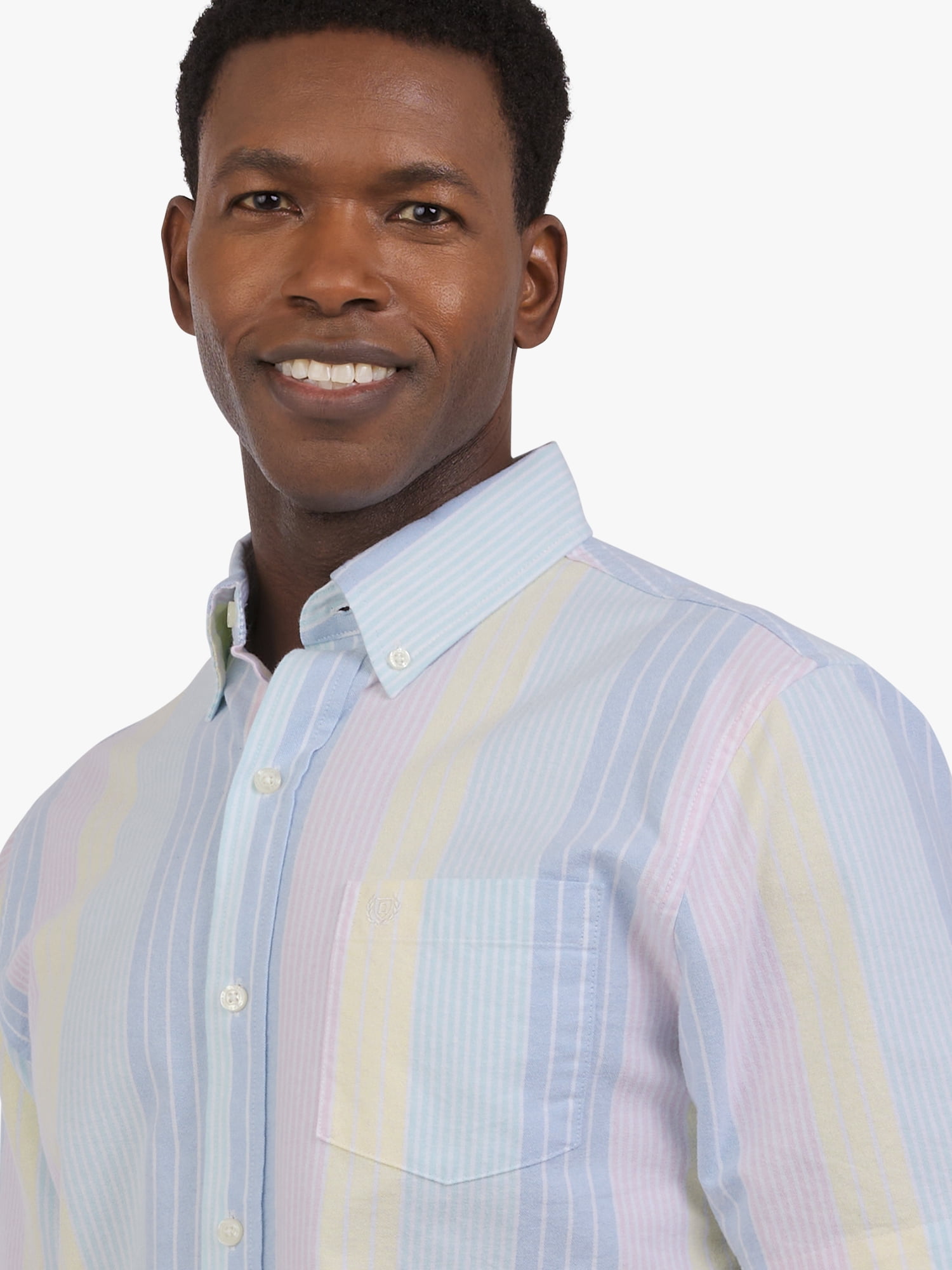 Chaps Men's and Big Men's Short Sleeve Oxford Woven Shirt, Sizes S-3XL