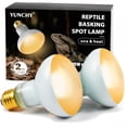 thumbnail image 1 of Lámpara térmica YUNCHY de 100 W para reptiles que toman sol a la luz del día con rayos UVA, paquete de 2, 1 of 6