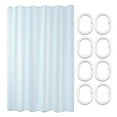 thumbnail image 2 of Rideau de Douche, Flmtop Doublure de Rideau de Douche Polyvalent Installation Facile Ensemble de Rideaux de Douche Imperméables Adaptés pour Salon Bureau Maison, 2 of 7