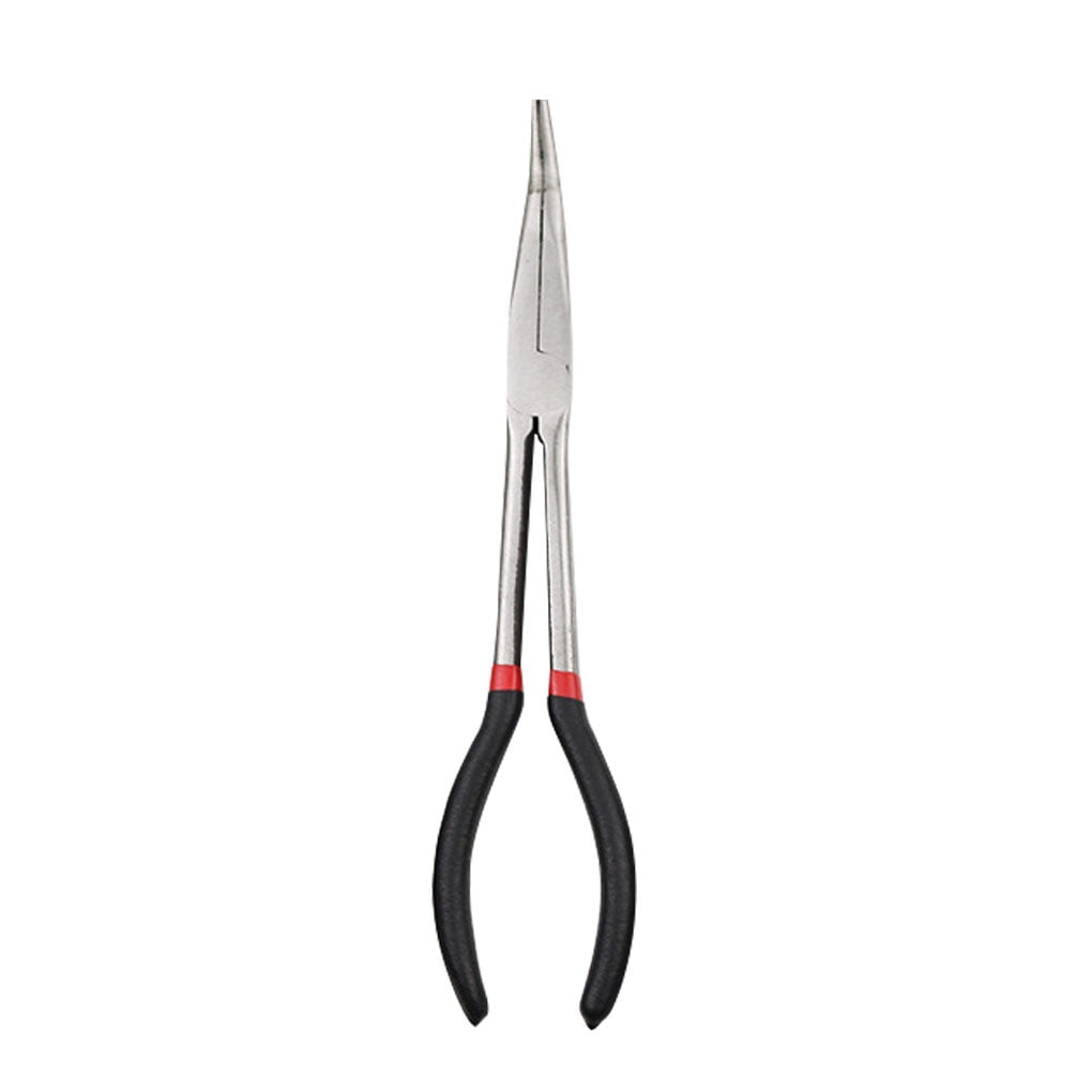 Outdoorline 11 Inch Extra Long Needle Nose Pliers 45 Degree Jaw Long Reach Pilers HighCarbon Outdoorline 11 Inch Extra Long Needle Nose Pliers 45 Degree Jaw Long Reach Pilers HighCarbon