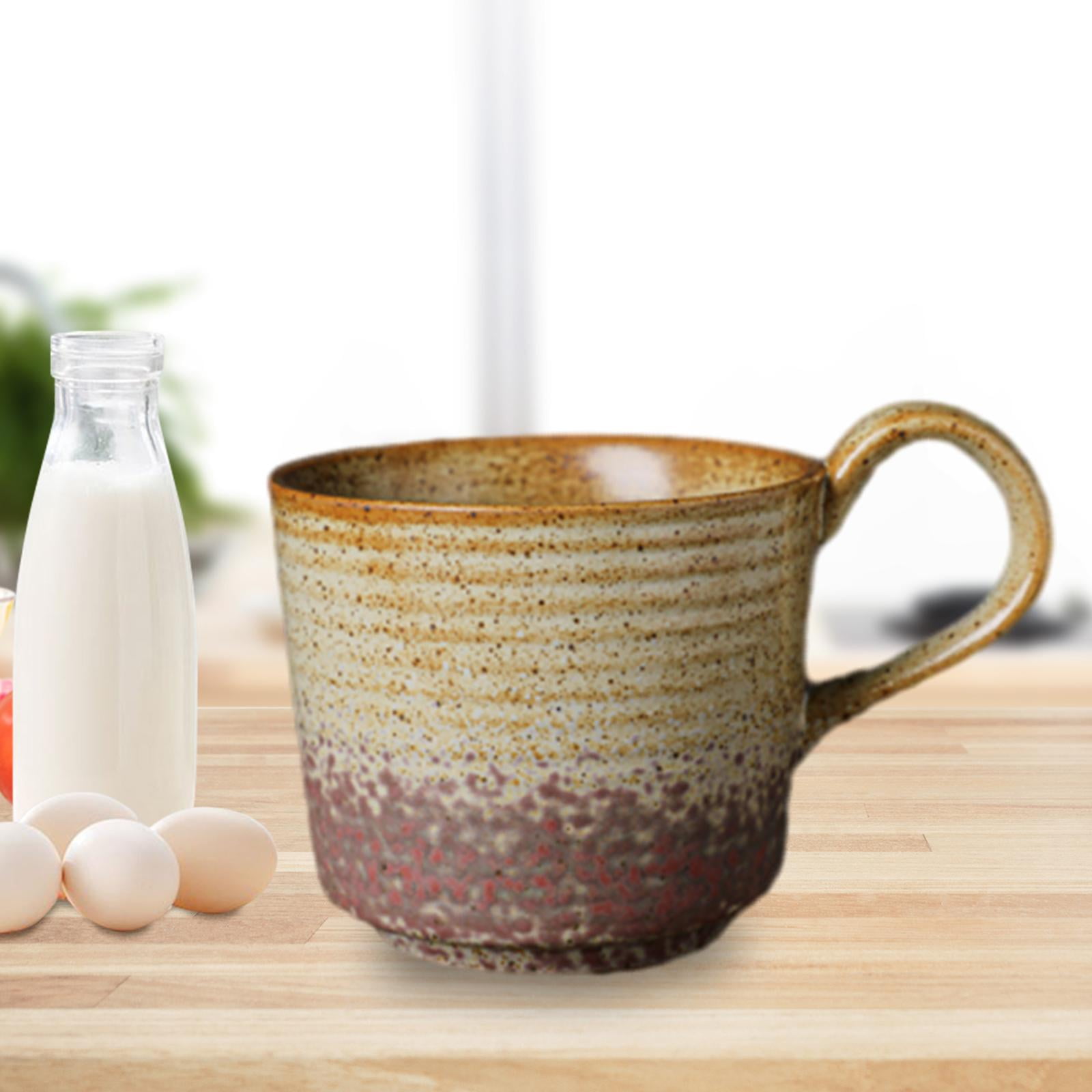Baoblaze Ceramic Coffee Cup Handmade Ceramic Tea Cup Japanese Espresso Cup Ceramics D