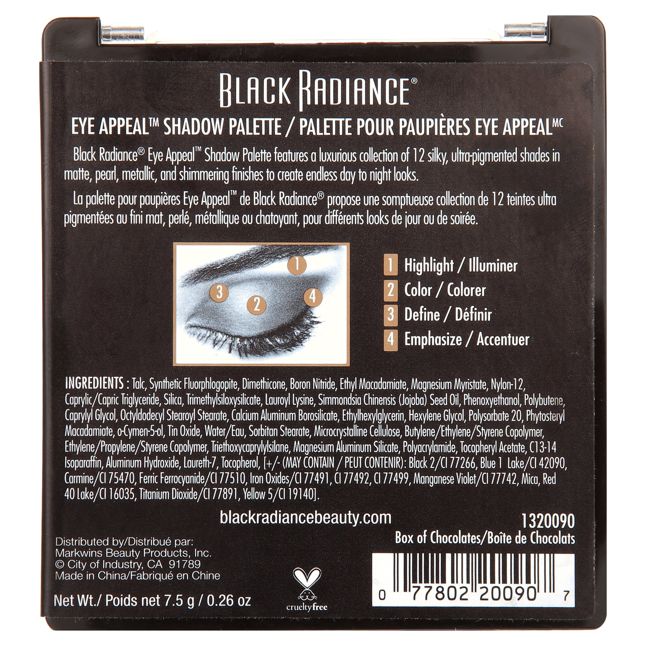 Black Radiance Eye Appeal™ Shadow Palette, Box of Chocolates