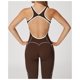 thumbnail image 3 of Monos for mujer, barra lateral, espalda cruzada, tanque de una pieza, deportes, espalda calada, mono de Yoga, traje de Yoga, levantamiento de cadera, 3 of 7