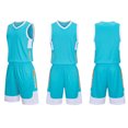 thumbnail image 2 of Hduncf Boys Girls Basketball Jersey Quick-Dry Breathable Toddler Kid Tank Top + Track Shorts Sets Boy Summer Clothes Green 6 Years, 2 of 7