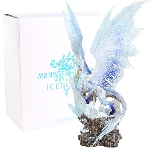 Figuras coleccionables Monster Hunter World, ZISA, Gre, Nergigante, Iceborne, Velkhana, Rathalos, Butter, modelo de juguete zhangmengya LED