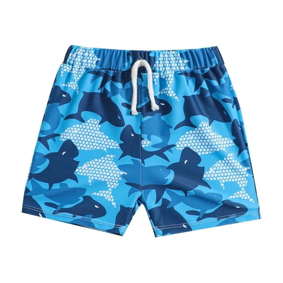 Pretxorve Boys Swimsuit Bottoms Print Casual Sporty Cut for Beach Outdoor Leisure Scene Swimwear