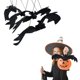 thumbnail image 4 of Horror de Halloween murciélago ornamento colgante látex falso bate parodia juguetes miedo accesorios casa embrujada Bar artículos de decoración de Halloween, 4 of 4