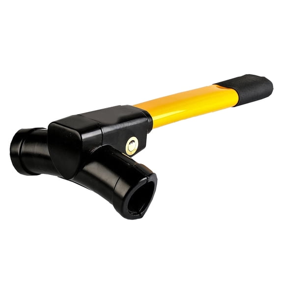 DOQAUS, Adjustable Length, Anti-Theft Automotive Steering Wheel Lock Yellow